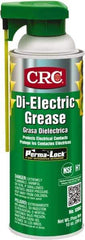CRC - 16 oz Aerosol Silicone General Purpose Grease - Opaque White, Food Grade, 400°F Max Temp, NLGIG 2, - Exact Tool & Supply