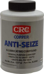 CRC - 8 oz Bottle General Purpose Anti-Seize Lubricant - Copper, -95 to 1,800°F, Bronze, Water Resistant - Exact Tool & Supply
