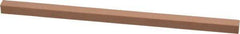 Value Collection - 220 Grit Aluminum Oxide Square Polishing Stone - Very Fine Grade, 1/4" Wide x 6" Long x 1/4" Thick - Exact Tool & Supply