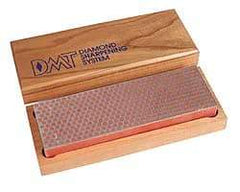 DMT - 6" Long x 2" Wide x 3/4" Thick, Diam ond Sharpening Stone - Rectangle, 220 Grit, Extra Coarse Grade - Exact Tool & Supply
