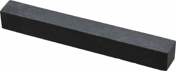 Value Collection - Square, Silicon Carbide, Toolroom Finishing Stick - 4" Long x 1/2" Wide x 1/2" Thick, Medium Grade - Exact Tool & Supply