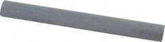 Value Collection - Half Round, Silicon Carbide, Toolroom Finishing Stick - 4" Long x 1/2" Wide, Medium Grade - Exact Tool & Supply