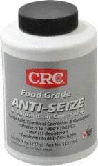 CRC - 8 oz Bottle High Temperature Anti-Seize Lubricant - Aluminum, -65 to 1,800°F, Opaque Off-White, Food Grade, Water Resistant - Exact Tool & Supply