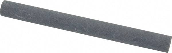 Value Collection - Round, Silicon Carbide, Toolroom Finishing Stick - 4" Long x 3/8" Wide, Fine Grade - Exact Tool & Supply