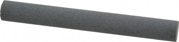 Value Collection - Round, Silicon Carbide, Toolroom Finishing Stick - 4" Long x 1/2" Wide, Fine Grade - Exact Tool & Supply
