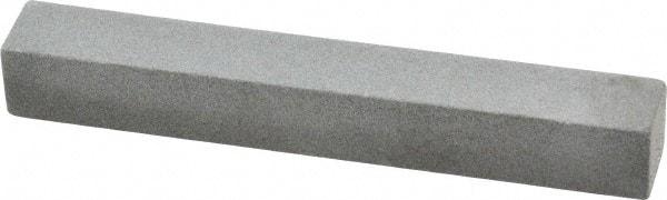 Value Collection - Square, Aluminum Oxide, Toolroom Finishing Stick - 4" Long x 1/2" Wide x 1/2" Thick, Medium Grade - Exact Tool & Supply