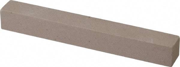 Value Collection - Square, Aluminum Oxide, Toolroom Finishing Stick - 4" Long x 1/2" Wide x 1/2" Thick, Fine Grade - Exact Tool & Supply