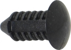 Made in USA - 3/16" Hole Diam, Ratchet Shank, Nylon Panel Rivet - Exact Tool & Supply