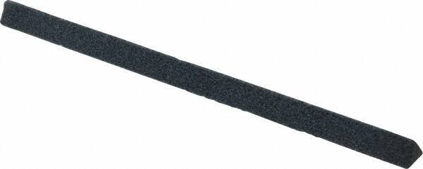 Value Collection - Three Square, Aluminum Oxide, Toolroom Finishing Stick - 4" Long x 1/4" Wide, Coarse Grade - Exact Tool & Supply
