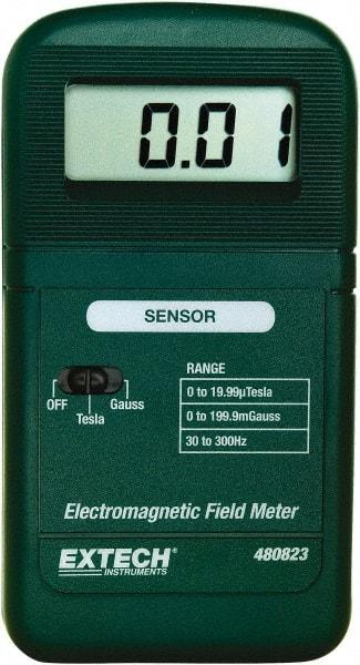 Extech - 30 to 300 Hz, LCD Display, EMF and ELF Meter - Exact Tool & Supply