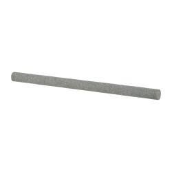 Value Collection - Round, Aluminum Oxide, Toolroom Finishing Stick - 4" Long x 1/4" Wide, Medium Grade - Exact Tool & Supply
