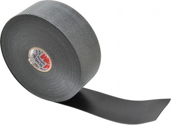 3M - 1-1/2" x 30', Black Polyester Film Electrical Tape - Series 23, 30 mil Thick, 800 V/mil Dielectric Strength, 8 Lb./Inch Tensile Strength - Exact Tool & Supply
