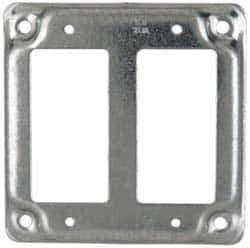 Cooper Crouse-Hinds - Electrical Outlet Box Steel Square Surface Cover - Exact Tool & Supply