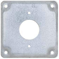 Cooper Crouse-Hinds - Electrical Outlet Box Steel Square Surface Cover - Exact Tool & Supply