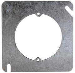 Cooper Crouse-Hinds - Electrical Outlet Box Steel Square Cover - Exact Tool & Supply