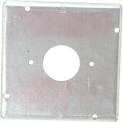 Cooper Crouse-Hinds - Electrical Outlet Box Steel Square Surface Cover - Exact Tool & Supply
