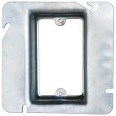 Cooper Crouse-Hinds - Electrical Outlet Box Steel Square Cover - Exact Tool & Supply