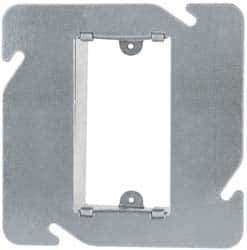 Cooper Crouse-Hinds - Electrical Outlet Box Steel Square Cover - Exact Tool & Supply