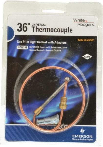 White-Rodgers - 36" Lead Length Universal Replacement HVAC Thermocouple - Universal Connection - Exact Tool & Supply