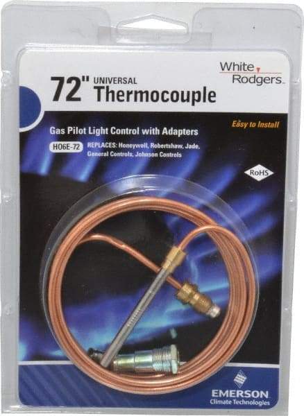 White-Rodgers - 72" Lead Length Universal Replacement HVAC Thermocouple - Universal Connection - Exact Tool & Supply