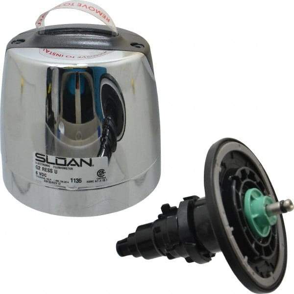 Sloan Valve Co. - 1.0 GPF Plastic Flushometer - Battery Powered - Exact Tool & Supply