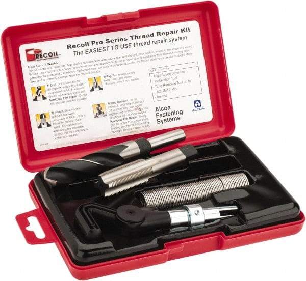 Value Collection - 4 Inserts, 3/4-16, 3/4-16 UNF, Thread Repair Kit - 1.125" Insert Length - Exact Tool & Supply
