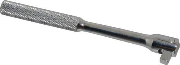 Blackhawk by Proto - 1/4" Drive Socket Flex Handle - 6" OAL, Chrome Finish - Exact Tool & Supply
