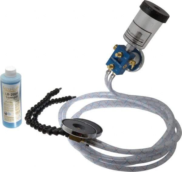 Accu-Lube - 2 Outlet, Micro Lubricant System - 12' Coolant Line Length - Exact Tool & Supply
