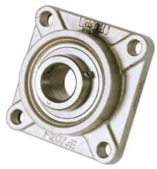 Value Collection - 1-1/4" ID, 108mm OAL x 4-1/4" OAH Solid 4-Bolt Flange - Exact Tool & Supply
