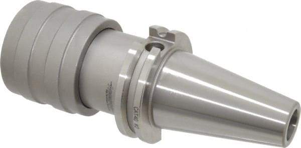 Accupro - CAT40 Taper Shank Rigid Tapping Adapter - 5/16 to 7/8" Tap Capacity, 3-21/32" Projection, Size 2 Adapter, Quick Change - Exact Tool & Supply