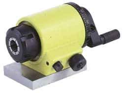 Suburban Tool - ER25 Compatible, 72 Increment, Horizontal Spin Collet Indexer - 1-7/8" High Center, 2-1/4" Wide x 3-3/16" Deep Base, 3" Overall Height, Manual Operation - Exact Tool & Supply