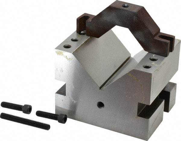 Suburban Tool - 2-1/4" Max Capacity, 90° Angle, Hardened Steel V-Block - 3" Long x 4" Wide x 3" High, Sold as Individual - Exact Tool & Supply