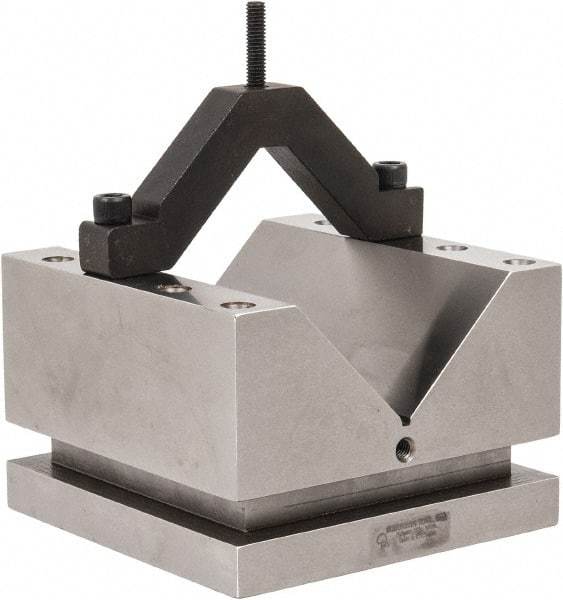 Suburban Tool - 4-3/8" Max Capacity, 90° Angle, Hardened Steel V-Block - 6" Long x 6" Wide x 4" High, Sold as Individual - Exact Tool & Supply