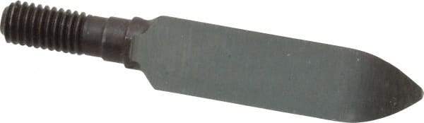 Shaviv - C42 Bi-Directional High Speed Steel Deburring Swivel Blade - Triangular Blade Cross Section, Use on Flat Surface, Hole Back-Edge & Hole Inner Surface Surfaces, Reversible, Adjustable - Exact Tool & Supply