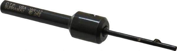 Cogsdill Tool - 3/32" Hole, 3/32" Blade, Type A Power Deburring Tool - Two Piece, 3.37" OAL, 0.28" Pilot, 0.45" from Front of Tool to Back of Blade - Exact Tool & Supply
