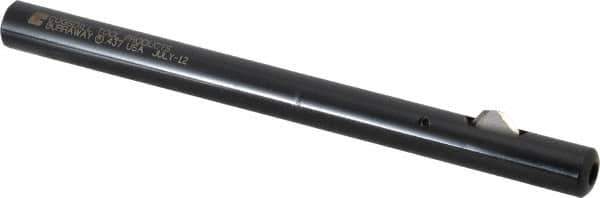 Cogsdill Tool - 7/16" Hole, No. 3-1/2 Blade, Type B Power Deburring Tool - One Piece, 5.5" OAL, 0.72" Pilot, 1.09" from Front of Tool to Back of Blade - Exact Tool & Supply