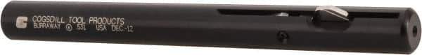 Cogsdill Tool - 17/32" Hole, No. 3-1/2 Blade, Type B Power Deburring Tool - One Piece, 5.5" OAL, 0.72" Pilot, 1.09" from Front of Tool to Back of Blade - Exact Tool & Supply