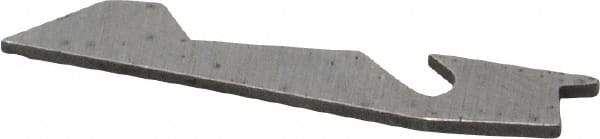 Cogsdill Tool - 3/16", Type A Double Angle, Replacement Deburring Blade - High Speed Steel, for Front & Back Hole Deburring & Chamfering - Exact Tool & Supply