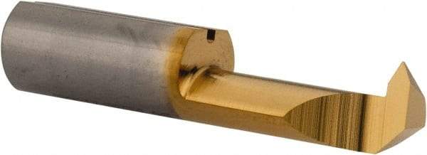 Iscar - 15mm Cutting Depth, 16 to 24 TPI, 7mm Diam, Internal Thread, Solid Carbide, Single Point Threading Tool - TiCN/TiN Finish, 30mm OAL, 7mm Shank Diam, 2.8mm Projection from Center, 55° Profile Angle - Exact Tool & Supply