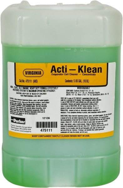 Parker - 5 Gal HVAC Coil Cleaner - For Evaporator Coils & Drain Pans - Exact Tool & Supply
