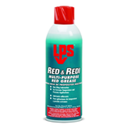 Red & Redi Multi-Purpose Red Grease - 11 oz - Exact Tool & Supply