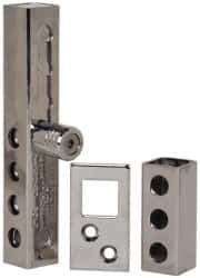 American Lock - 2-3/8" Long x 3/4" Wide, Locking Slide Bolt Hasp - Hardened Steel - Exact Tool & Supply