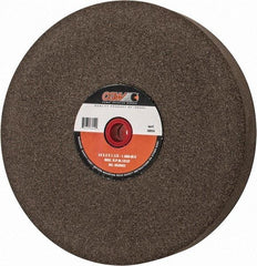 Camel Grinding Wheels - 60 Grit Aluminum Oxide Bench & Pedestal Grinding Wheel - 14" Diam x 1-1/2" Hole x 2" Thick, 1773 Max RPM, M Hardness, Medium Grade , Vitrified Bond - Exact Tool & Supply