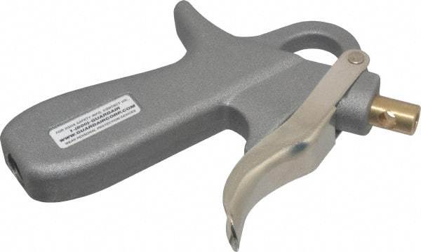 Guardair - 120 Max psi Venturi Nozzle Pistol Grip Blow Gun - 1/4 NPT, Aluminum - Exact Tool & Supply