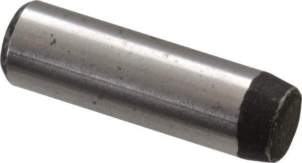 Value Collection - 3/16" Diam x 5/8" Pin Length Grade 8 Alloy Steel Standard Dowel Pin - C 50-58 Hardness, 7,200 Lb Breaking Strength, 1 Beveled & 1 Rounded End - Exact Tool & Supply