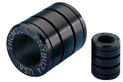 Thomson Industries - 5/8" ID, 1,450 Lb Static Load Capacity, Closed Linear Bearing - 1-1/8" OD - Exact Tool & Supply