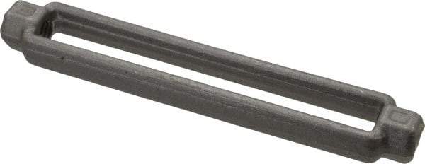 Made in USA - 2,200 Lb Load Limit, 1/2" Thread Diam, 6" Take Up, Steel Turnbuckle Body Turnbuckle - 7-1/2" Body Length, 3/4" Neck Length, 14" Closed Length - Exact Tool & Supply