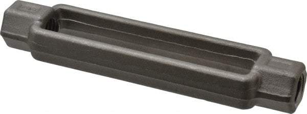 Made in USA - 7,200 Lb Load Limit, 7/8" Thread Diam, 6" Take Up, Steel Turnbuckle Body Turnbuckle - 8-3/8" Body Length, 1-3/16" Neck Length, 17" Closed Length - Exact Tool & Supply