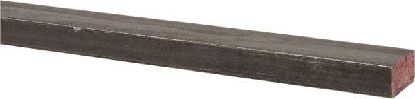 Made in USA - 36" Long x 1/4" High x 1/2" Wide, Mill Key Stock - W-1 (Water Hardening) Tool Steel - Exact Tool & Supply