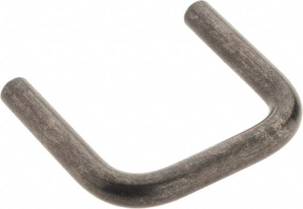 Amatom Electronic Hardware - 1-5/32" Long x 1" High, Round Handle - Black Oxide Finish, Stainless Steel, 1" Center to Center - Exact Tool & Supply